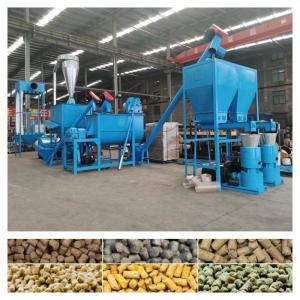 China 500-800KG/H Poultry Pellet Making Machine 7.5-30kw Animal Feed Production Line on sale