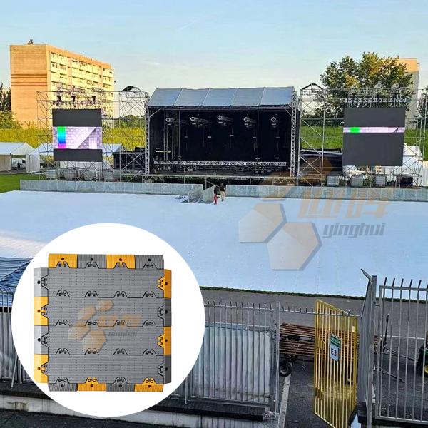 Buy Anti Slip Modular Portable Event Flooring Plastic Tent Party Wedding Activity Flooring at wholesale prices