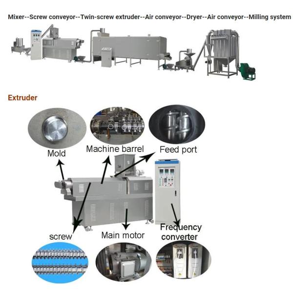 Nutritional Infant Powder Food Extrudr Equipment