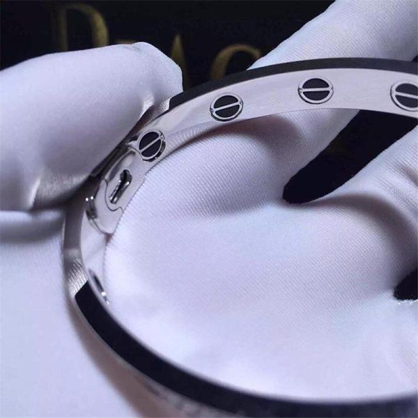 C Black nail full sky star bracelet 18k gold white gold yellow gold rose gold Jewelry factory in Shenzhen, China