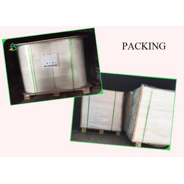 PE Coated Kraft Paper FDA 40 To 160GSM Kraft Paper With PE One Side Coated For Packing Chicken Rolls