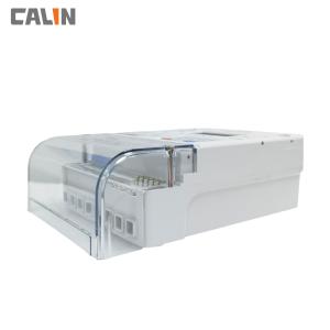 Operated 3 Phase Electric Meter , Terminal Cover Prepaid Power Meters