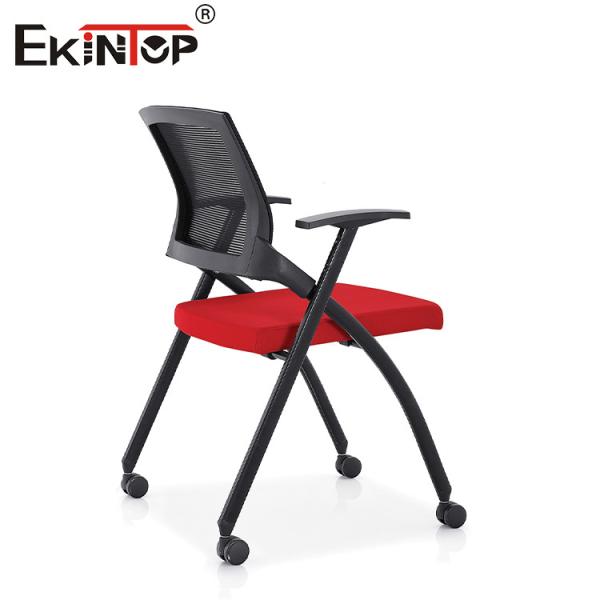 Buy Ergonomic Training Hall Chairs With Fixed Armrest Nylon Base at wholesale prices