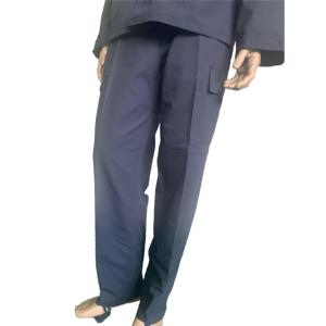 Customizable Navy Blue Military Uniform Jacket with Multiple Pockets