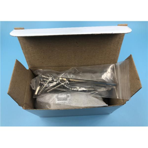 Pearl Chrome Left Open Concealed Hinges For Interior Doors 35mm Thickness