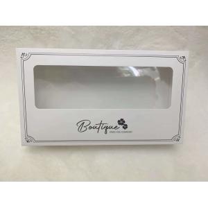 ODM Children's Coated Paper Underwear Clothes Cardboard Shirt Boxes With Window