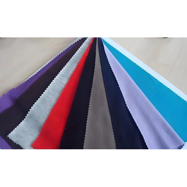 110*76 Density Newly TC 65 35 Poplin Fabric with Iridescent Foil Pockets and Pocket Lining