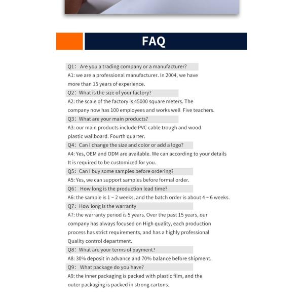 High Quality Plastic PVC L Angle Profile