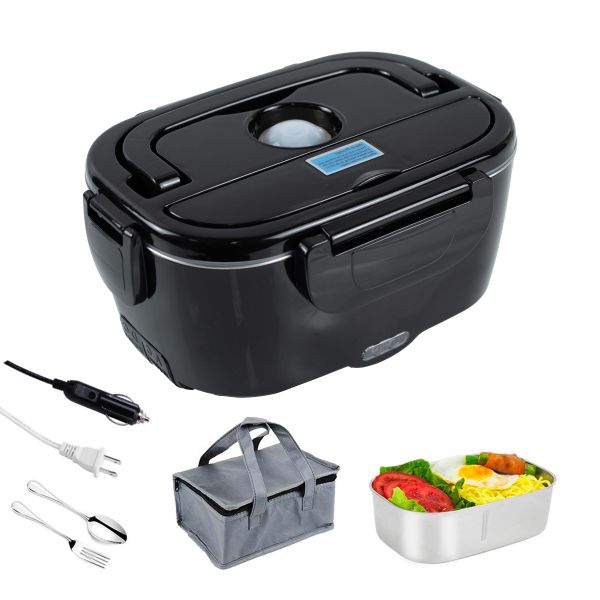 Electric Heated Lunch Box 60W, Food Warmer for Office Workers, Microwave-Free