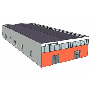 Waterproofing Pre Engineered Metal Building / Barns Steel Warehouse Structure
