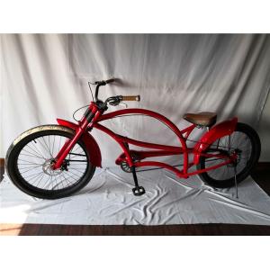 Fat Tire 26" Extended Beach Cruiser Bike with Steel Frame and Disc Brake