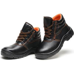 Unisex 42 Size Non Slip ESD Safety Shoes With Steel Toe Cap And Steel Plate