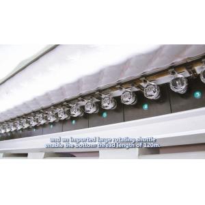 34 Head Computerized Embroidery Machine No Plate And Shuttle 3800 Kg For