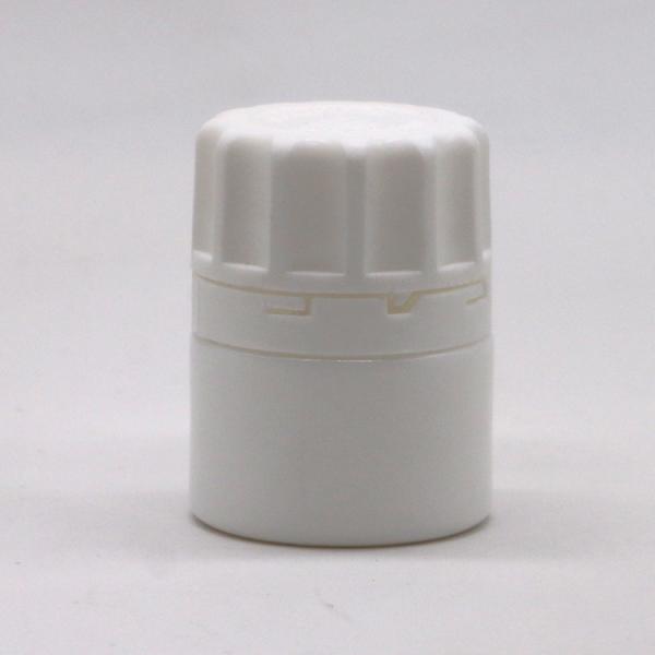 20ml White HDPE Refillable Solid Medicine Capsule Pill Tablet Plastic Bottle Jar for Other Medicine