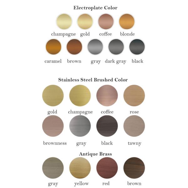 140cm Tall Outdoor Surface Electroplate Stainless Steel Plant Pots