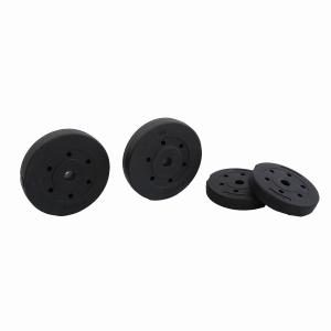 China Plastic Coated 10kg Weight Plates , Dia33.8cm Barbell Weight Plates on sale