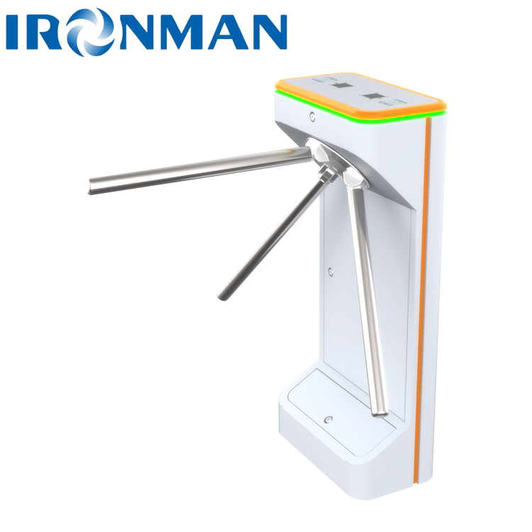 Automatic Tripod Barrier for Access Control Durable 3-Arm Turnstile Gate for