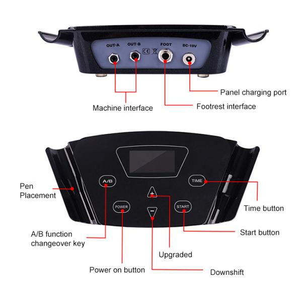 Double Pen Permanent Makeup Tattoo Machine For Lip Blush Eyebrow Eyeliner