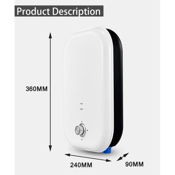 Induction Hot Electric Shower Water Heater Instantaneous Endless