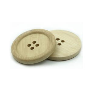 Quality Custom Fashion Logo Wood Button for sale