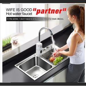 304 Stainless Element Digital Control Electric Faucet Kitchen Water Heater Tap