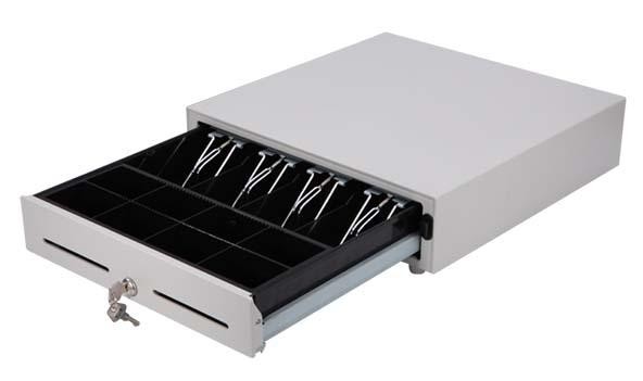 CE ROHS Manual Cash Drawer POS / USB Cash Register Drawer 410M For Market