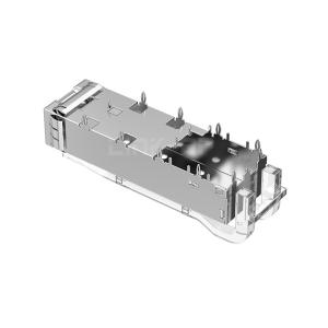 LP11BC02200 SFP+ 1x1 Cage Press-Fit With Light Pipe
