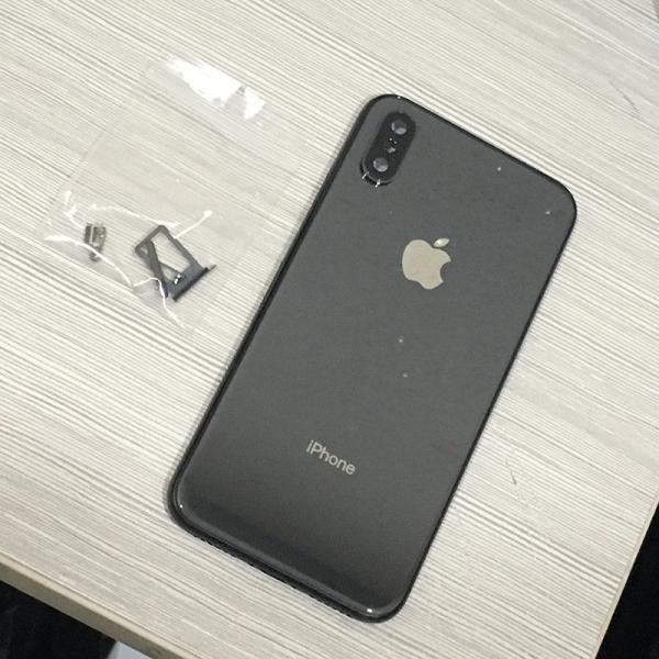 Iphone X rear glass panel and edge bezel, repair rear glass panel for Iphone X, Iphone X repair rear glass panel
