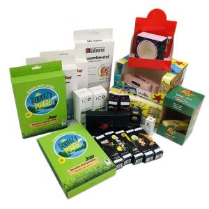 250gsm Cardboard Hemp CBD Paper Box Packaging With Logo