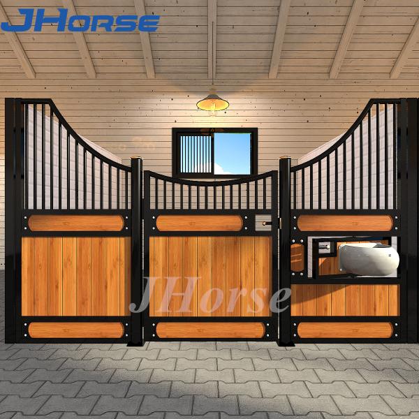 Buy Water Proof Horse Stable Panels Black Powder Coated at wholesale prices