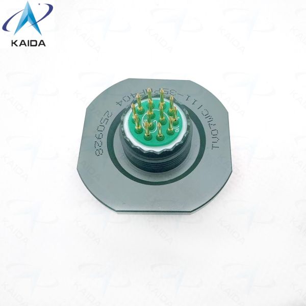 5 A Current Rating MIL-DTL-38999 Series Ⅲ Jam Nut Receptacle for Industrial and Aerospace Applications.Olive Green Cadmium.TV07WCI11-35PA