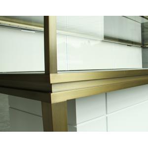 Metal Stainless Steel Jewelry Store Showcases Jewelry Display Furniture