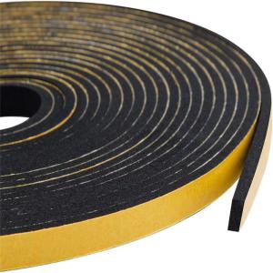 Quality 1/4 Inch Wide X 1/4 Inch Thick Soundproof Foam Weather Stripping for Automotive Sealing for sale