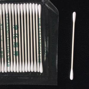 Eyelash Cleaning Makeup Cotton Swabs Low Dust Emission With Paper Stick