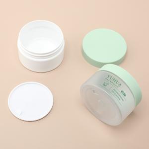 Custom frosted plastic cream Jars with lid