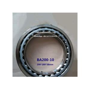 China BA200-10 excavator bearing thin section angular contact ball bearing 200*280*38mm on sale