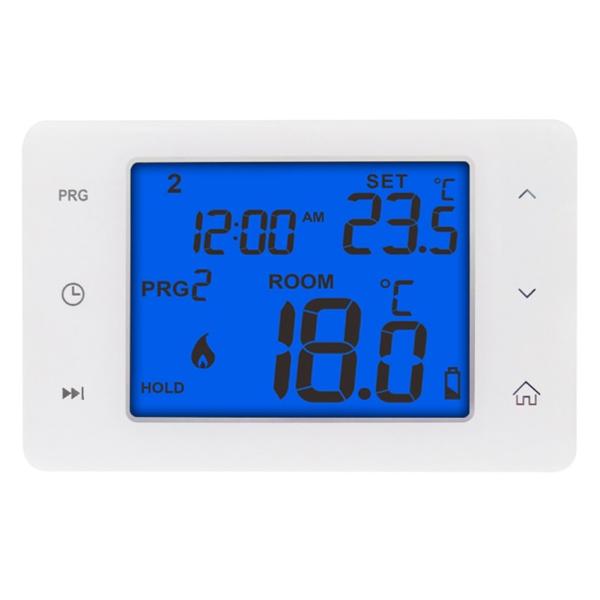 Touch Button Display HVAC Thermostat / Digital Heat Pump Thermostat With 2*Aaa