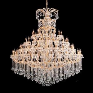 LED E14 Ceiling Crystal Candle Chandelier Lamp Waterproof Dirt Resistant