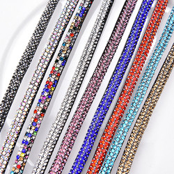 nail art rhinestone crystals women rhinestone slippers pink rhinestone