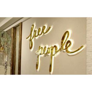 Backlight led signs outdoor custom logo sinage