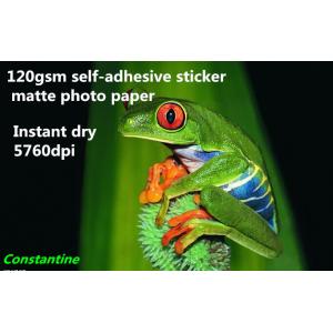 China 120gsm self-adhesive sticker matte inkjet photo paper on sale