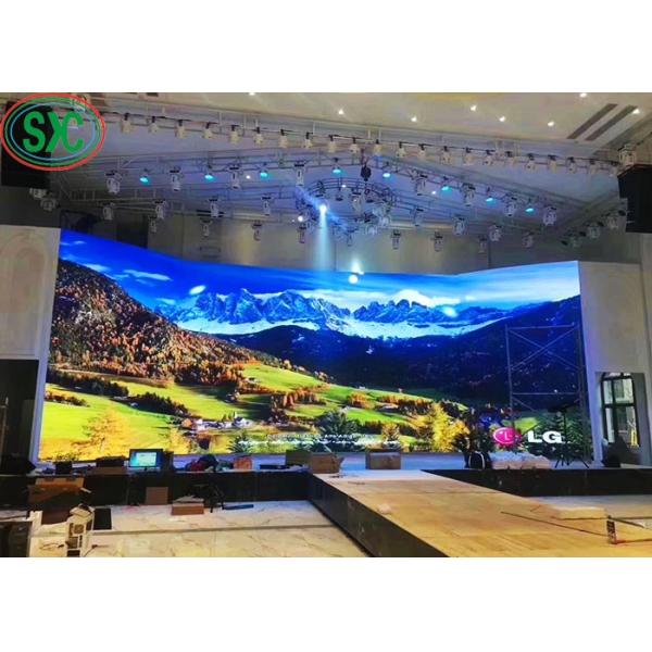 SMD 3528 P6 Large RGB LED Die-Casting Aluminum Screen IP65 Long Life Indoor LED TV Wall