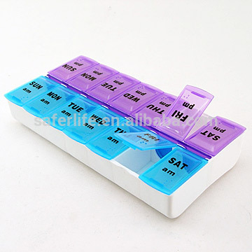 Hight Quality 14 Case Divided Medical Equipment Custom Logo Pill Boxes
