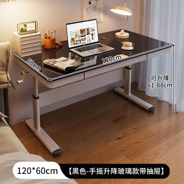 Home Office Funiture Lift Computer Desk for Study and Work in Bedroom or Dormitory