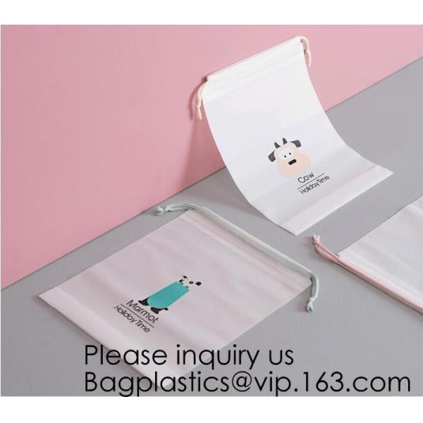 Compostable Biodegradable Matte Gift Drawstring Reusable Eco-Friendly Waterproof