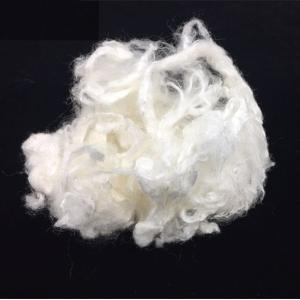 Eco - Friendly Viscose Rayon Fiber , Raw White Viscose Fiber 1.2d X 38mm