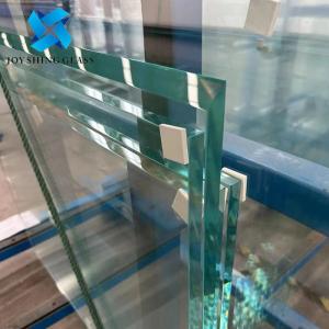 Customized Ultra Clear Toughened Glass With 45° Beveled Edge