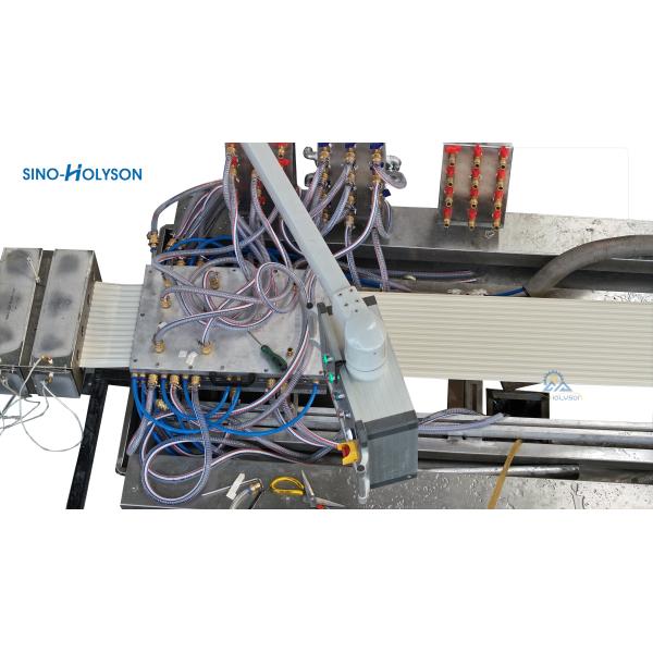 Sinohs HSJZ 53/128 PVC Wall Panel Making Machine/ WPC Fluted Panel Making Machine