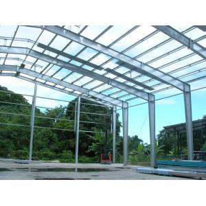 Galvanized Or Painting Warehouse Steel Structure / Metal Building Structure