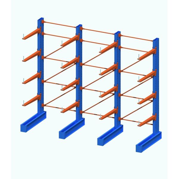 Multi Tier Structure Warehouse Cantilever Racking Boltless Assembly Custom